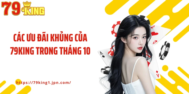 Các ưu đãi khủng của 79KING trong tháng 10